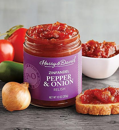 Pepper & Onion Relish with Zinfandel